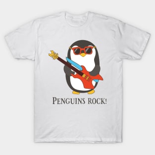 Penguins Rock, Funny Cute Penguin T-Shirt